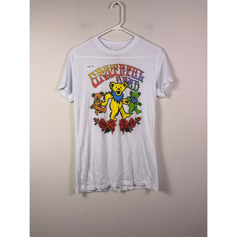 Grateful Dead Roses & Bears Graphic T‑Shirt – Adult Small